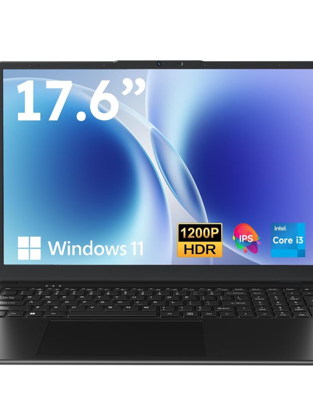 NEW 17.6 Inch FHD + Laptop 16GB RAM 256GB SSD Core 1920x1200 16 10 Display WiFi